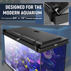 Led Aquarium Hood  Fish Tank Cover With Adjustable-brightness Colored Light Tube