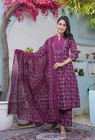 Plus Size Kurta Palazzo With Designer Dupatta Set  Pakistani Salwar Kameez Suit
