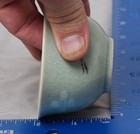 Vtg Korean Celadon Sake   Tea Set Cranes   Clouds  Signed Crackle Green