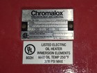 Chroma 1 5 Kw Oil Heater Immersion Element Aremto-2155-e4t2v  P n 156-231144-378