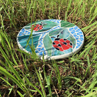 Bieye Mss001 Tiffany Style Stained Glass Mosaic Decorative Stepping Stone For Ga
