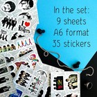 Bulbacraft 35 Pcs The Beatle Stickers For Adults  Rock Band 