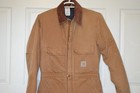 Carhartt Men s 40 Coveralls Quilt Black Lined Duck Brown