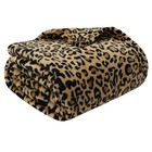 Cheetah Fleece Throw Blanket   Cheetah Leopard Animal Print Flannel Blanket     