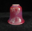 Fine Old Chinese  yaobian  Red And Purple Porcelain Brush Washer  kangxi  Mark