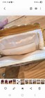 Vintage White Beaded Evening Bag Bridal Handbag With Handle And Gold Clasp