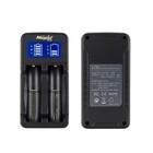 Rechargeable Lcd Li-ion Battery Charger 1a 2a Usb For 18650 21700 26650 16340