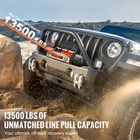 Electric Winch 13500lbs 12v Synthetic Cable Truck Trailer Towing Off-road 4wd