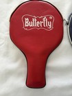 Sportcraft   Tenis Racket Paddle With Leather Cover  Butterfly Ping Pong Set