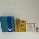 Vtg Real Milk-matthews Milk Hauling-rain Gauge Yellow Metal W  Box