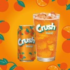 Crush Caffeine Free Orange Soda Pop  12 Fl Oz  12 Pack Cans Free Shipping     