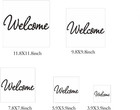 5pcs Welcome Stencils For Painting On Wood Wall Welcome Stencils Templates Reusa