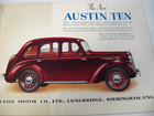 1939 Austin Ten Color Brochure 12 Pgs