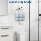 Towel Racks For Bathroom  Wall Mounted Bath Towel Holder Storage Organizer For R