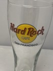 Hard Rock Cafe Clear Pilsner Beer Glass San Francisco 20 Oz  8 1 4   