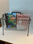 Vintage Mcm Wire Magazine Rack 