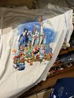 Disney Parks Shirt 2024 Walt Disney World Castle Characters Portrait Large