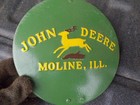 John Deere Jd 4--leg Corn Planter Vintage Lid Repainted Very Nice Use Or Display