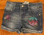 Lot Of 5 Jean Shorts Girls Size 4 Old Navy Piper Sequined