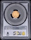 1856 Slanted 5 Indian Princess Head Gold Dollar  1 Pcgs Au55 - Original 