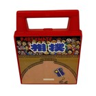 Vintage 1980 Tomy Wind-up Sumo Wrestlers With Ring   Carrying Case 2005 Sababa