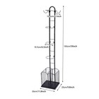 4-tier Metal Ball Storage Equipment Sports Baseball Storage Holder Free-standing