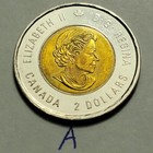 2017 Canada Remember Vimy 2 Dollar Toonie Coin Ta8