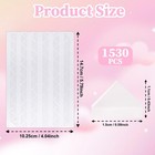 1530 Pcs Picture Corners For Scrapbooking  Self-adhesive Photo Corners  Clear
