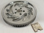 Arlen Ness Spinner Polished Rear Belt Drive Pulley 70t 1 5in Pre-00 Harley Nos