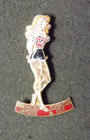 Arkansas Jaycees Dogpatch Usa Vintage Lapel Pin Li l Abner Daisy Mae Comic Strip