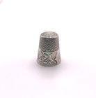 Antique Patented Ketcham Mcdougall Sterling Lilies Of The Valley Thimble  Size 9