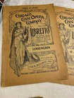 Vintage Opera Performance Programs  set Of 6    