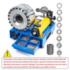 Hydraulic Hose Crimper Pipe Clamping Machine With 8 Sets Dies 10mm-30mm 5600kn