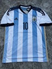 Lionel Messi Signed Argentina Jersey  Beckett Coa