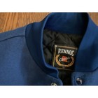 Vintage Rennoc Classic Varsity Jacket Blue Cream Wool Letterman Mens Large 2000