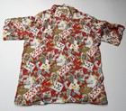 Vtg 90s Reyn Spooner Hawaiian Egyptian Cotton Casino Gambling Las Vegas Poker
