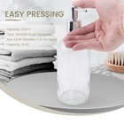 Soap Dispenser Clear Glass Soap Dispenser With Pump 16 Oz Refillable Liquid4097