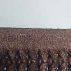 Lauren Ralph Lauren Brown Whipstitch Belt Brass Buckle 42  Length 2  Wide