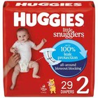 Huggies Little Snugglers Baby Diapers  Size 2  12-18 Lbs   29 Ct