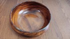 Vintage Mel Blair Honolulu Monkeypod Wood Calabash Bowl  Luau Tiki Bar Hawaii