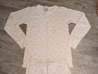 Vtg Duofold Wool Blend Floral Thermal Two Layer Base Set Usa Made Womens M Euc  