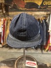 Original Us Navy Denim Cap Wwii 1940s 1930s Selvedge Rare True Vintage 