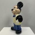 Vintage Mickey Mouse Walt Disney Figurine Hand Painted 9  Ceramic Statue
