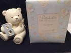 Dept 56 Teddy Bear Bank Lullababies B Is For Baby Part Of Snowbabies Collection