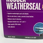 Md Building Products Black Rubber Foam Weatherstrip For Auto And Marine 10  1 Pk