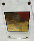 Vintage Pele Limited Edition Gold Card World Cup Usa94 Pele Acrylic Frame Soccer