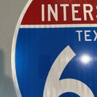 Texas Interstate 69 Aluminum Retired  used street Sign 24 X24