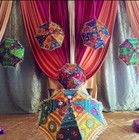 Decorative Umbrella Wholesale Lot Cotton Indian Handmade Vintage Sun Parasol