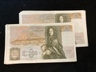 Gill Christopher Wren Fifty Pound   50 Banknote  1988-91  B356 Gvf Prefix C Or D