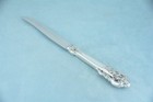 Wallace Grande Baroque Sterling Hh 9 3 8  Beveled Blade Steak Knife No Monogram